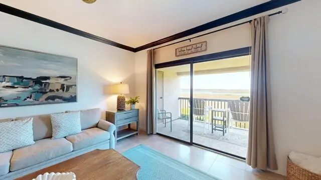 Living room at Captains Quarters 240