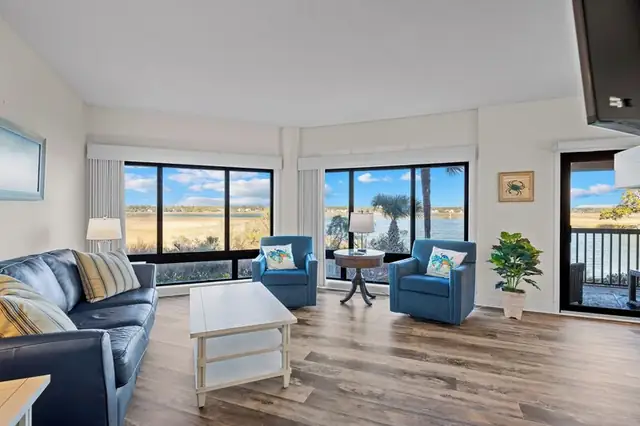 Living room at Captains Quarters 204