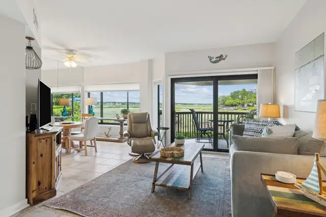 Living room at Captains Quarters 241