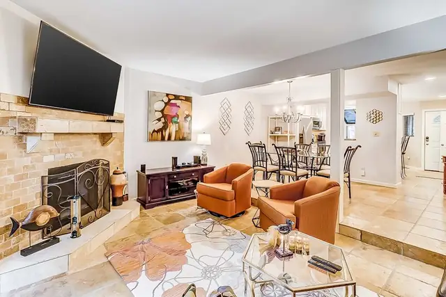 Living room at Beachwalk 124