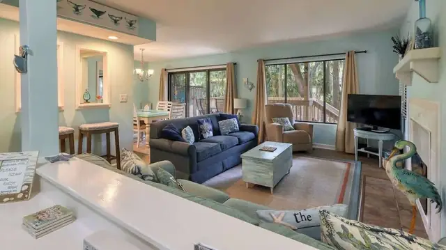 Living room at Beachwalk 204