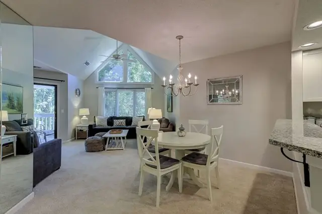 Living room at Colonnade Club 202