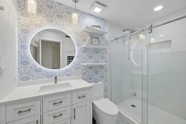 Bathroom at Evian 135