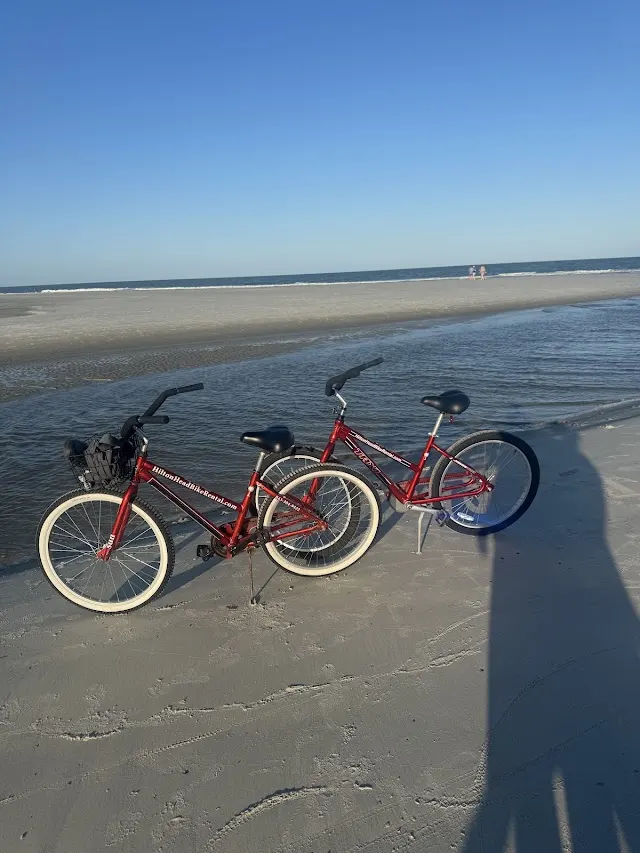 LowSea rental bikes on the beach