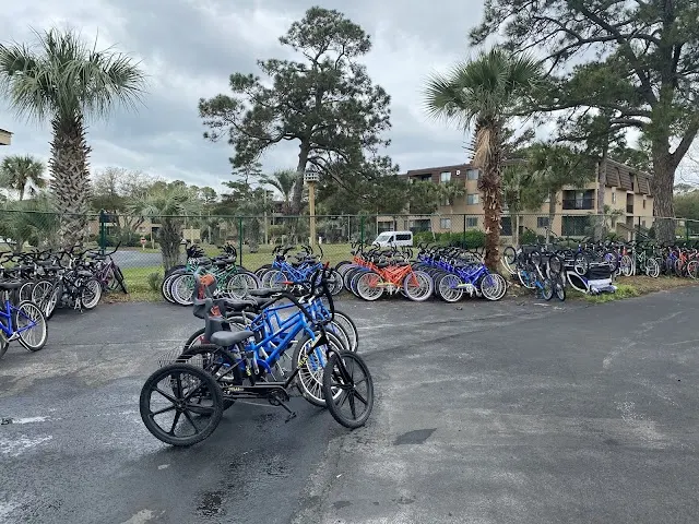 Rental bikes at The Stand at Beach and Tennis