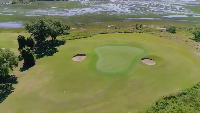 Video still of the golf course at Old South Golf Links